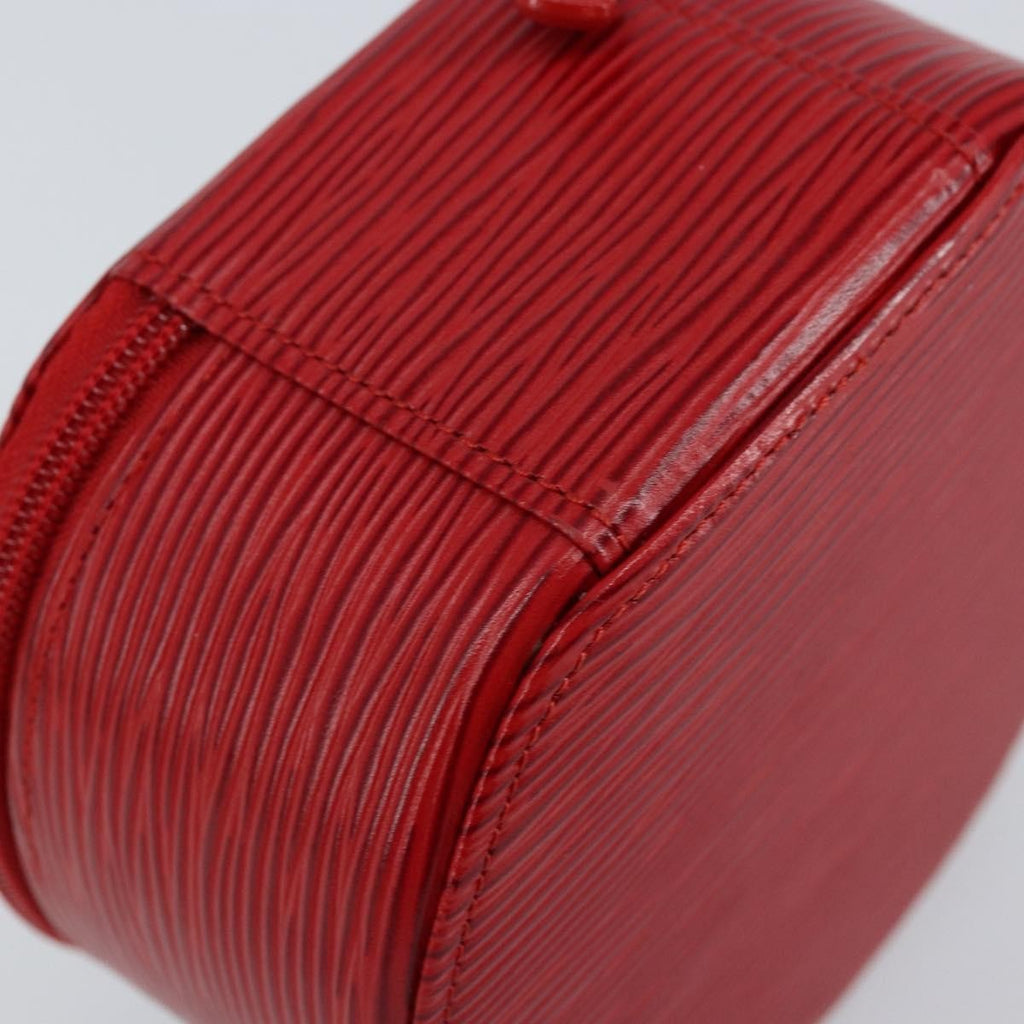 Louis Vuitton Ecrin Bijoux Pouch Epi Leather Red Leather Jewelry Set Jewelry (Pre-Owned)