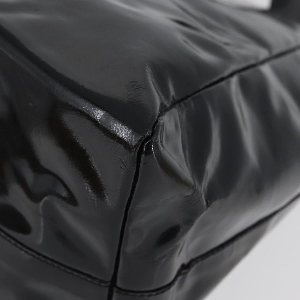 Prada Vintage Handbag Patent Leather Black Patent_Leather Handbag (Pre-Owned)