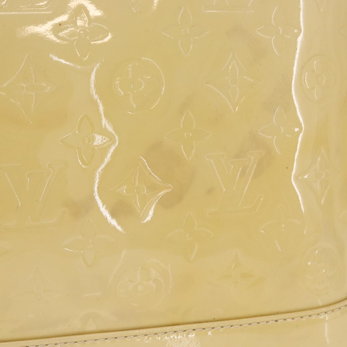 Louis Vuitton Alma Handbag Patent Leather Beige Patent_Leather Handbag (Pre-Owned)