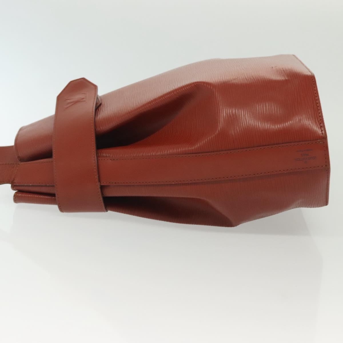 Louis Vuitton Vintage Sac D'epaule Handbag Epi Leather Brown Leather Bag (Pre-Owned)