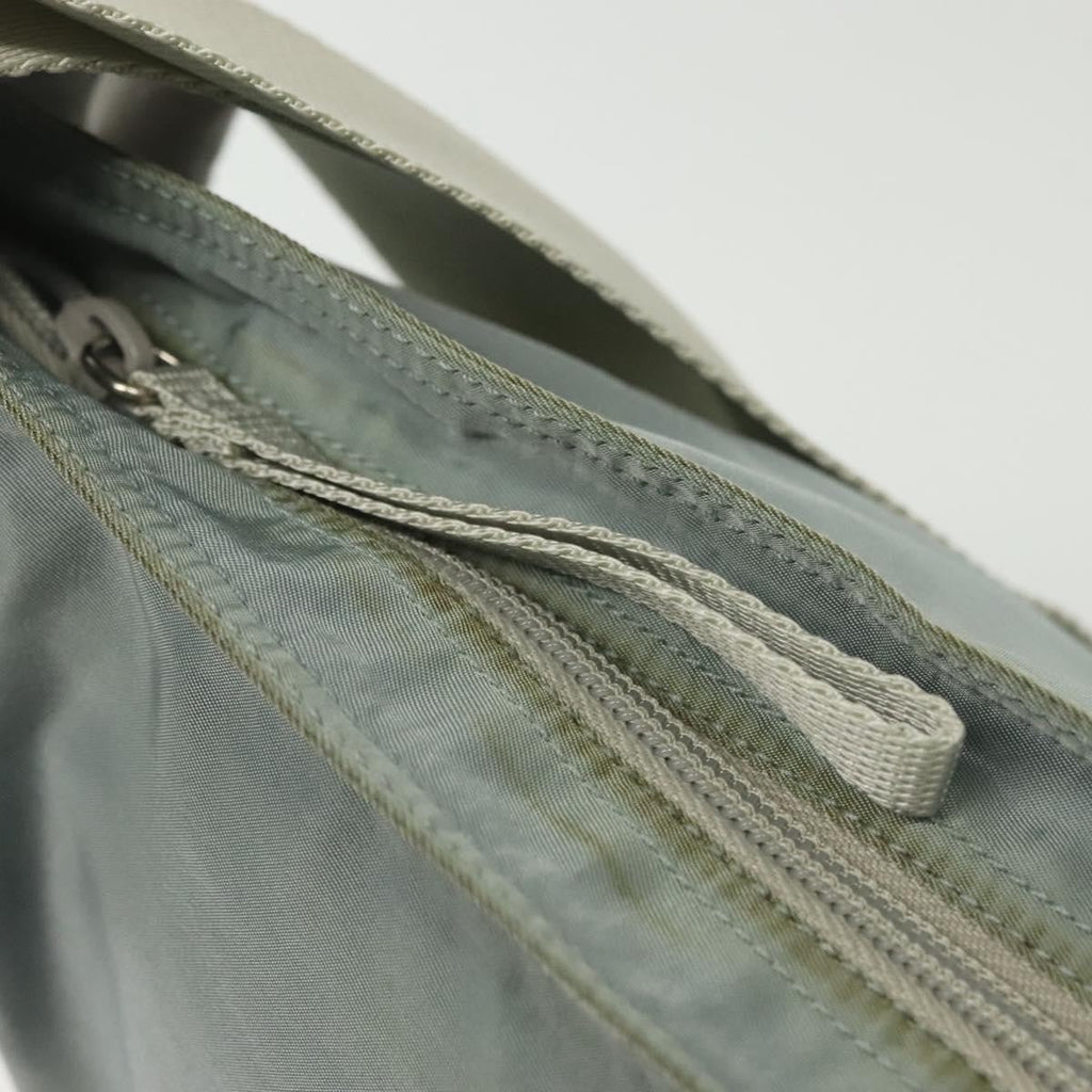 Prada Flat Messenger Bag Tessuto Blue Nylon Shoulder Bag Bag (Pre-Owned)