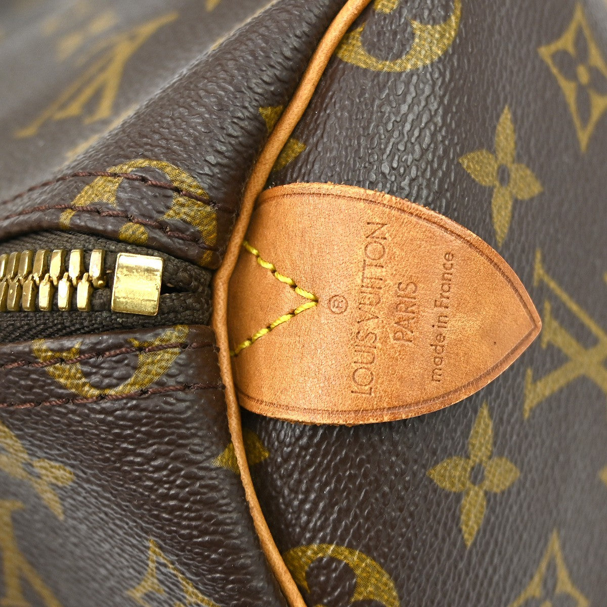 Louis Vuitton Keepall Bag Monogram Canvas Brown Canvas Travel Bag Bag (Pre-Owned)