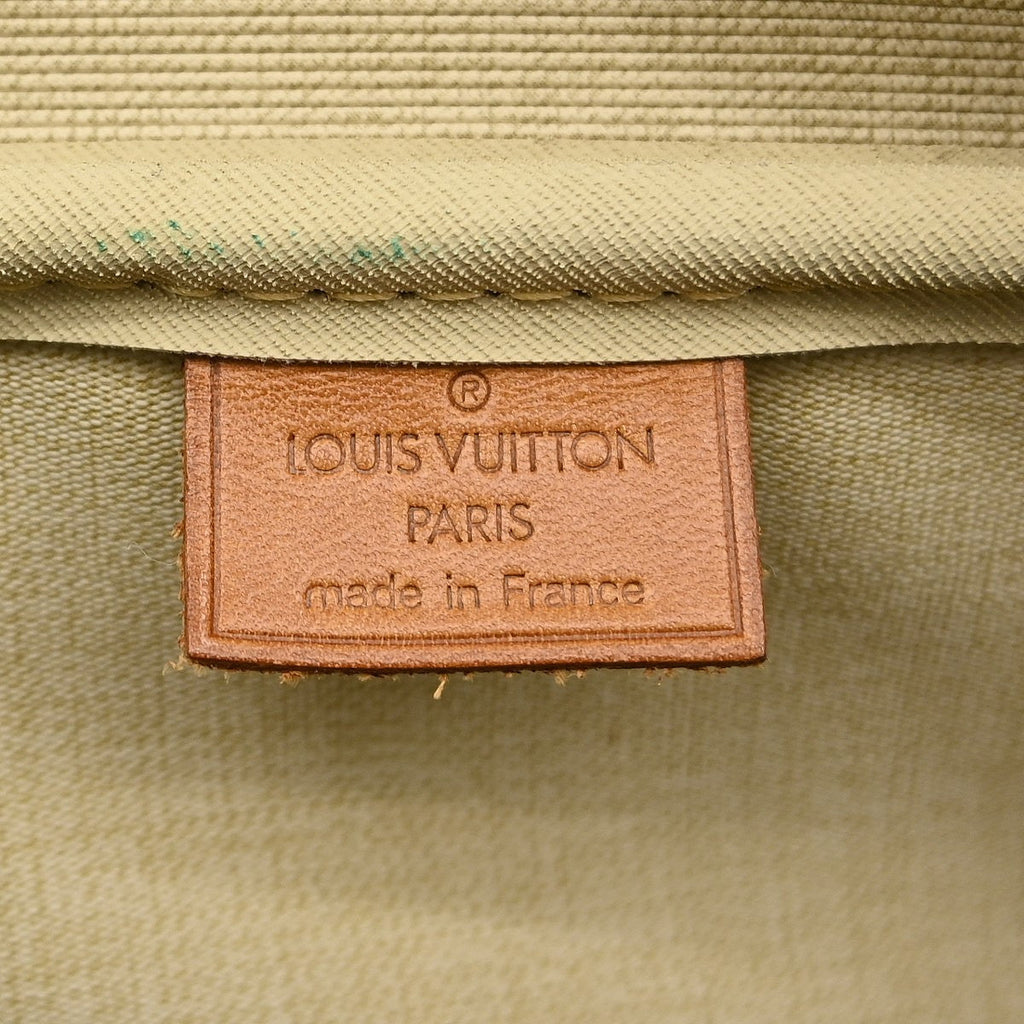 Louis Vuitton Deauville Handbag Monogram Canvas Brown Canvas Handbag (Pre-Owned)