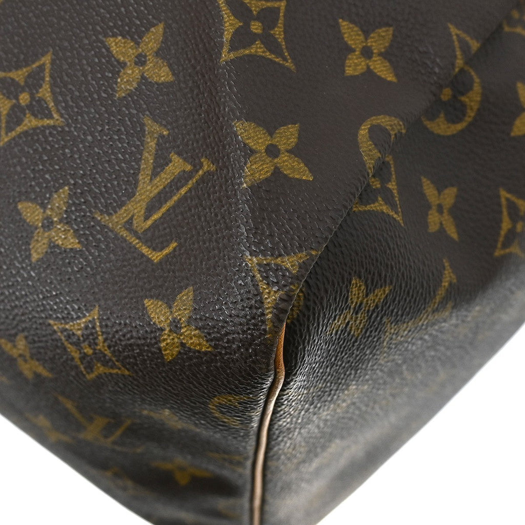 Louis Vuitton Keepall Bag Monogram Canvas Brown Canvas Travel Bag Bag (Pre-Owned)