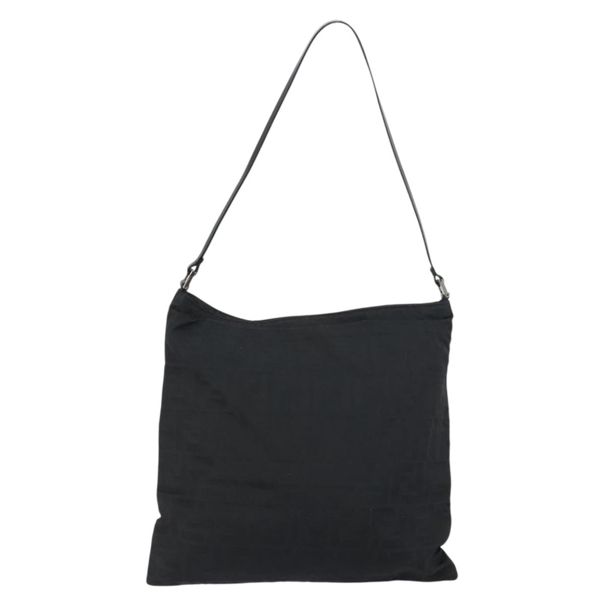 Fendi Zucca Tote Bag Canvas Silver Canvas Tote Bag Bag (Pre-Owned)