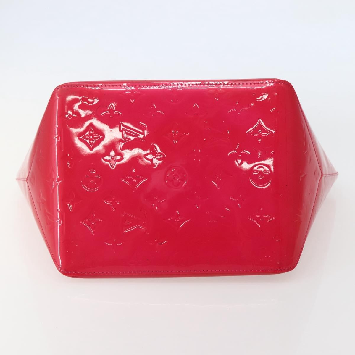 Louis Vuitton Bellevue Handbag Monogram Vernis Pink Patent_Leather Tote Bag Bag (Pre-Owned)