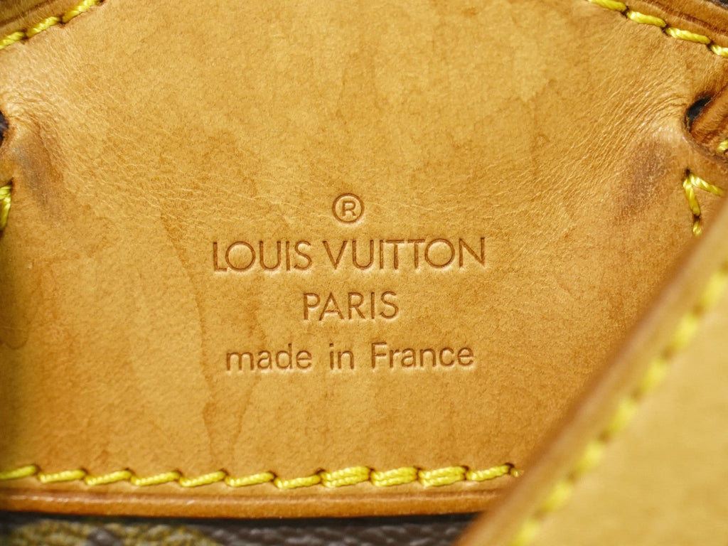 Louis Vuitton Vintage Montsouris Backpack Monogram Canvas Brown Canvas Backpack Bag (Pre-Owned)