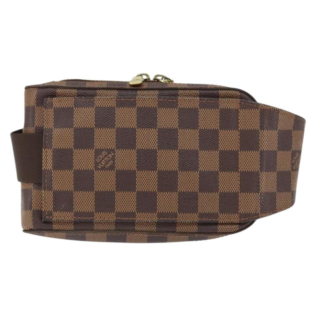Louis Vuitton Geronimos Waist Bag Damier Brown Canvas Clutche & Pouche Bag (Pre-Owned)