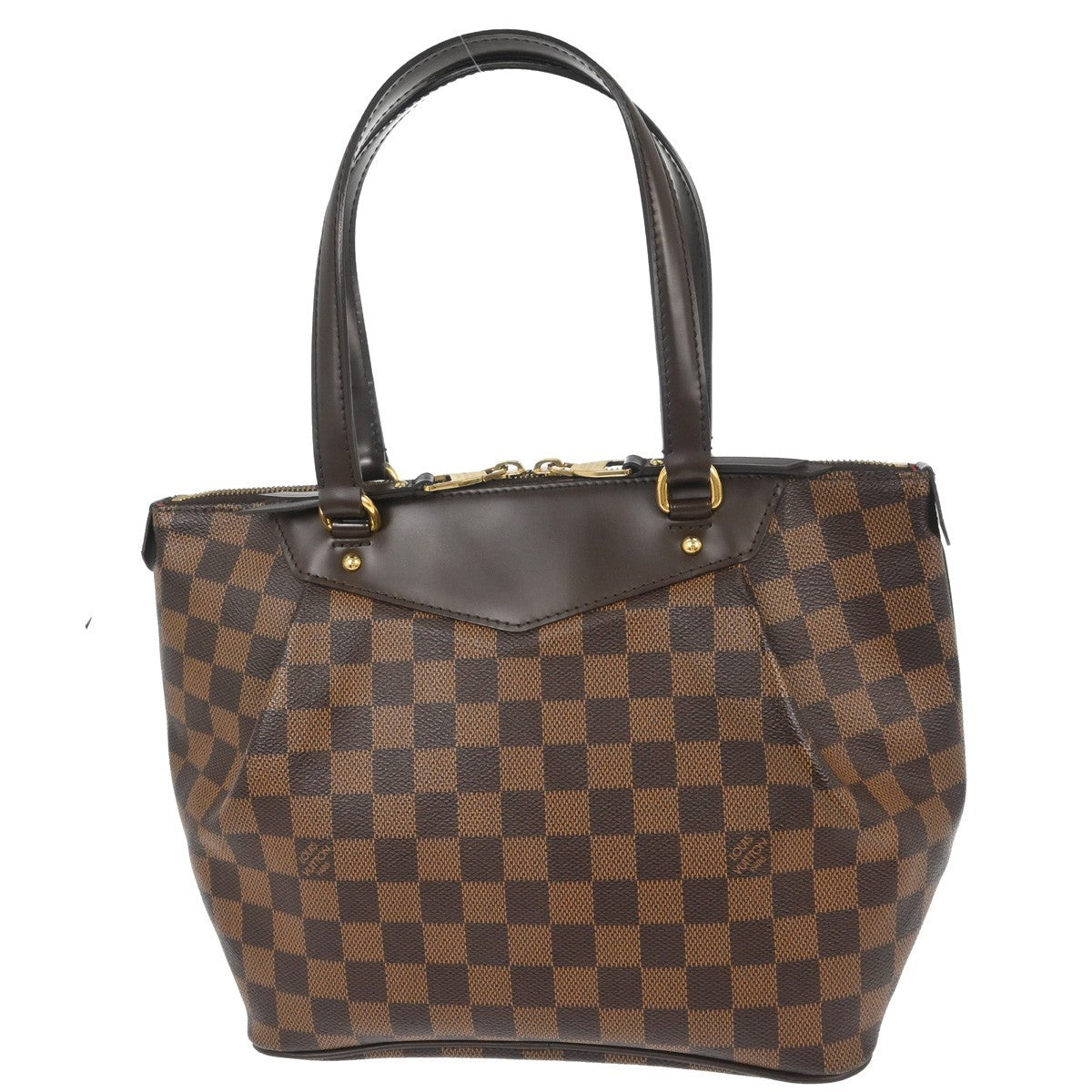 Louis Vuitton Westminster Handbag Damier Brown Canvas Tote Bag Bag (Pre-Owned)
