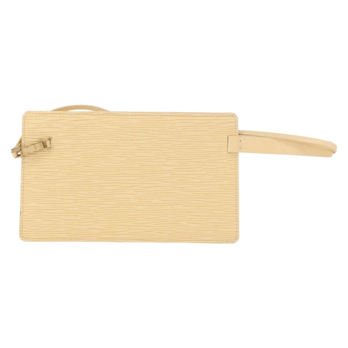 Louis Vuitton Rochelle Waist Bag Epi Leather Ecru Leather Shoulder Bag Bag (Pre-Owned)