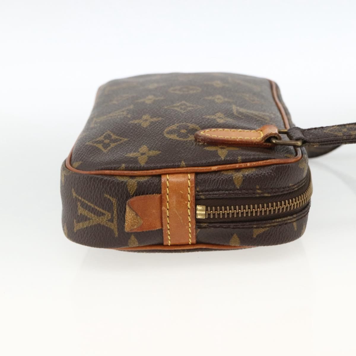 Louis Vuitton Pochette Marly Bandouliere Bag Monogram Canvas Brown Canvas Shoulder Bag Bag (Pre-Owned)