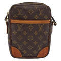 Louis Vuitton Danube Handbag Monogram Canvas Brown Canvas Shoulder Bag Bag (Pre-Owned)