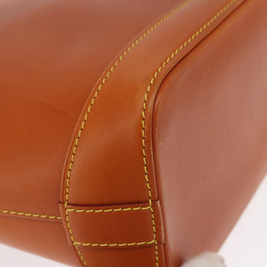 Louis Vuitton Lockit Handbag Nomade Leather Brown Leather Handbag (Pre-Owned)