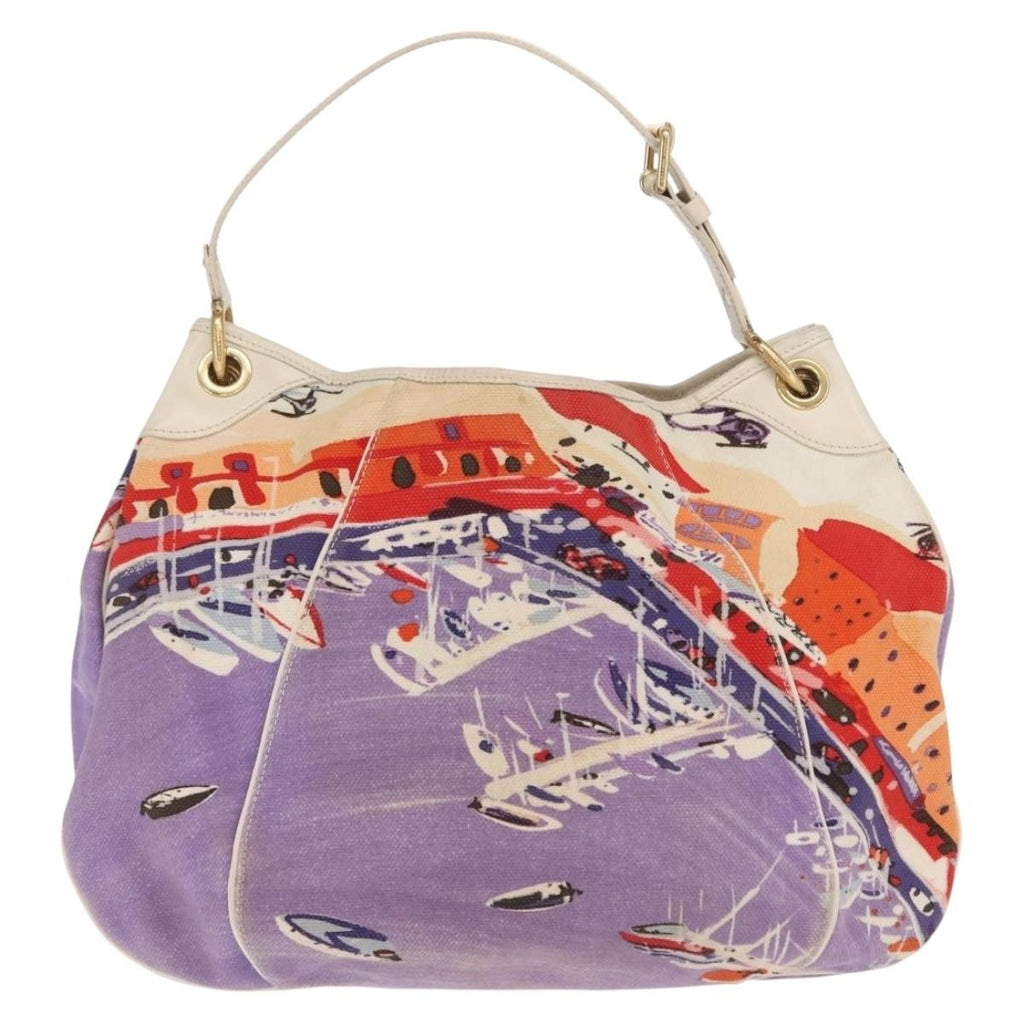 Louis Vuitton Galliera Handbag Riviera Cruise Canvas Purple Canvas Tote Bag Bag (Pre-Owned)