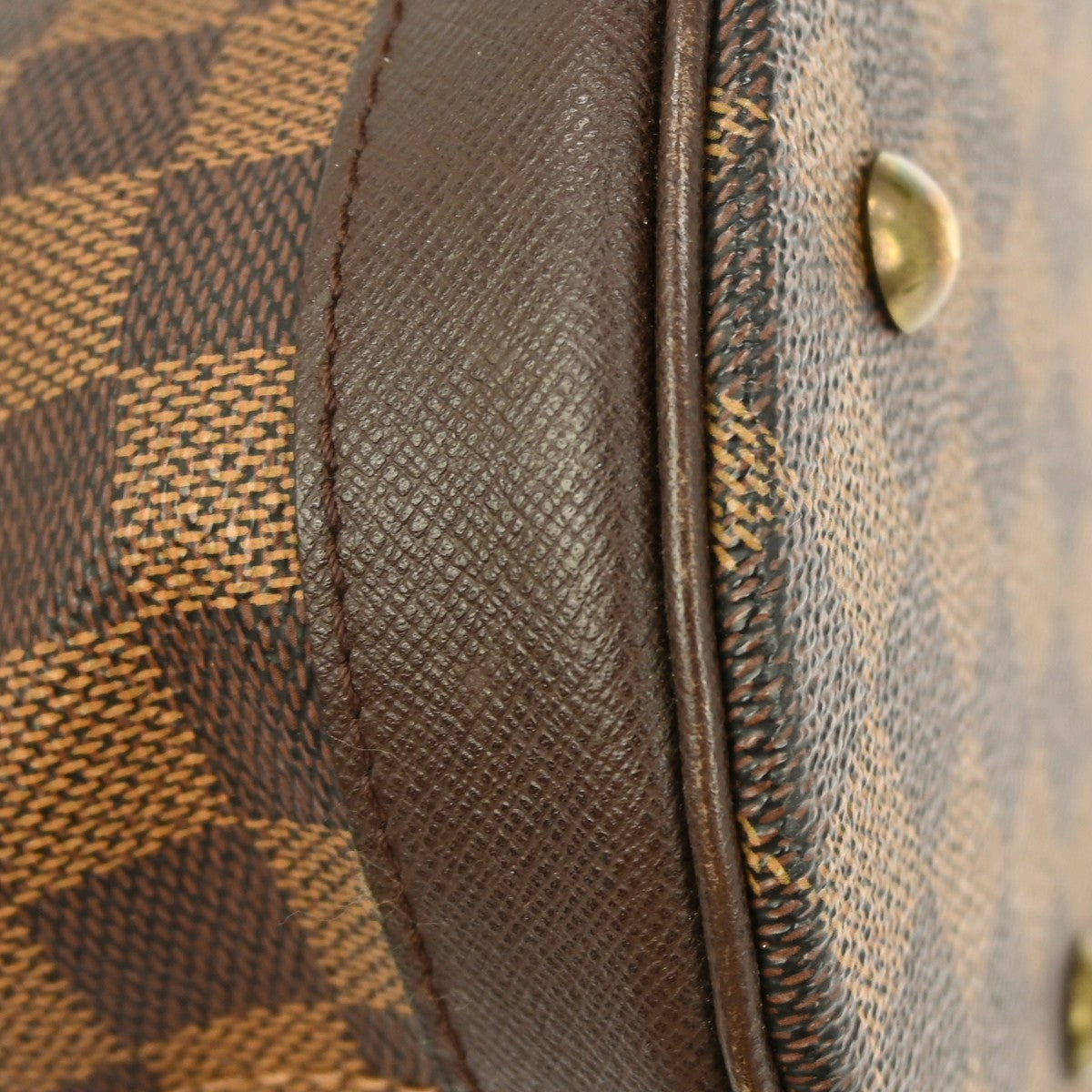Louis Vuitton Marais Bucket Bag Damier Brown Canvas Tote Bag Bag (Pre-Owned)