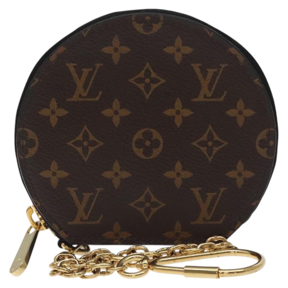 Louis Vuitton Boite Chapeau Coin Purse Monogram Canvas Brown Canvas Wallets Accessory (Pre-Owned)