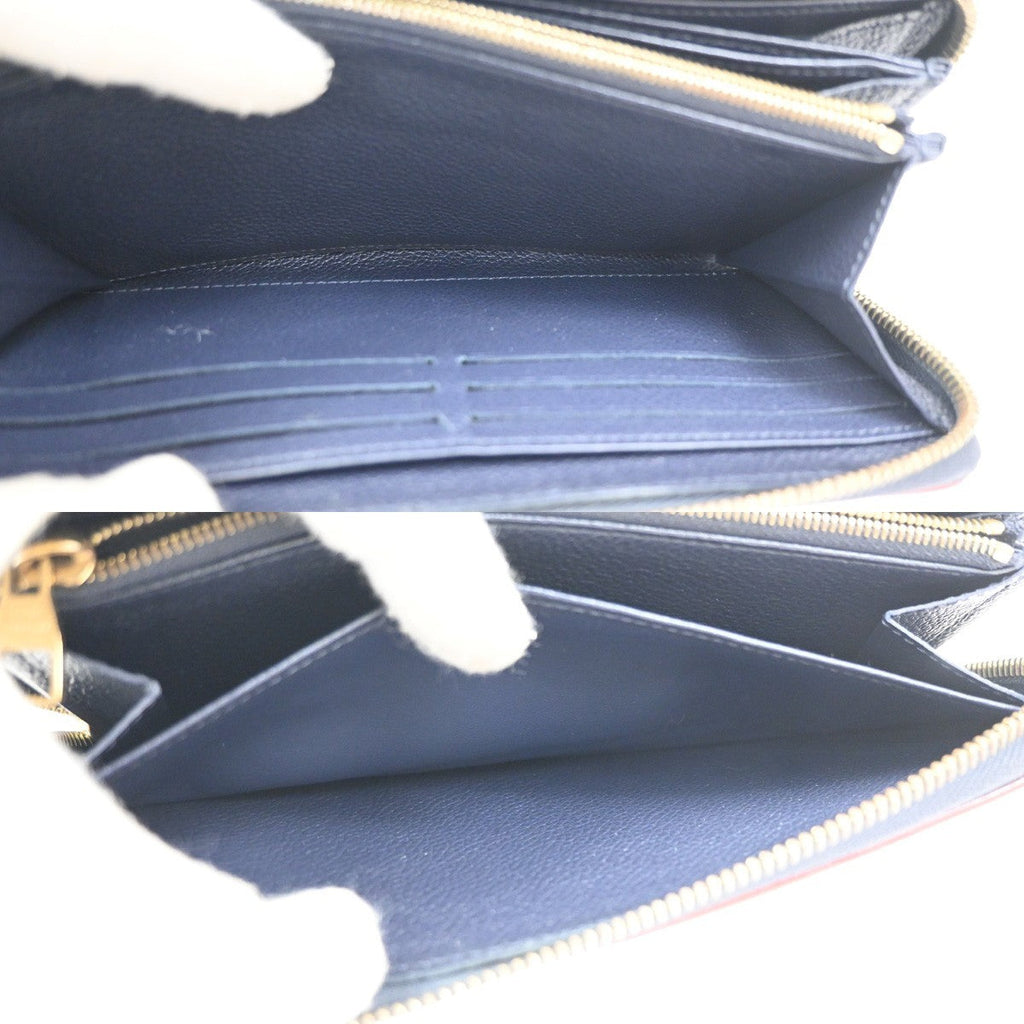 Louis Vuitton Portefeuille Zippy Monogramme Empreinte Monogramme Empreinte Red Leather Wallets Accessory (Pre-Owned)