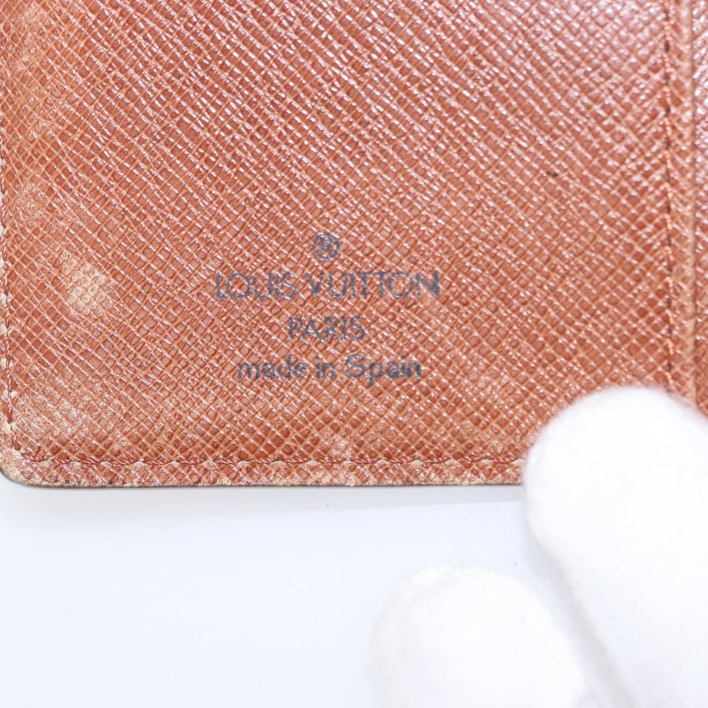 Louis Vuitton Agenda Cover Epi Leather Brown Leather Wallets Accessory (Pre-Owned)