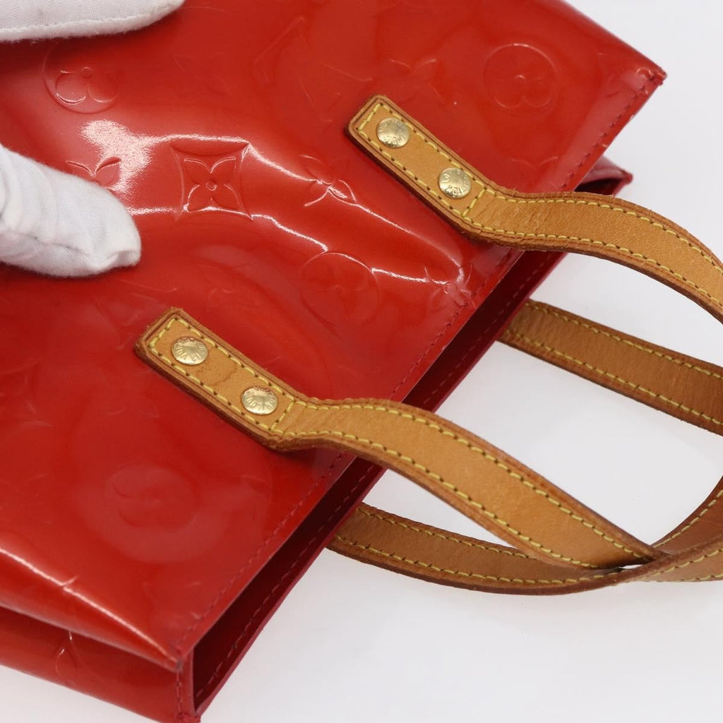 Louis Vuitton Reade Handbag Monogram Vernis Red Patent_Leather Handbag (Pre-Owned)