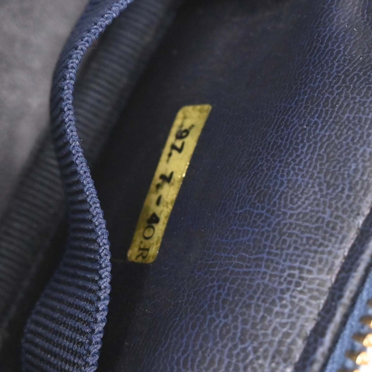 Chanel Vintage Cc Vanity Case Denim Blue Denim_Jeans Handbag (Pre-Owned)