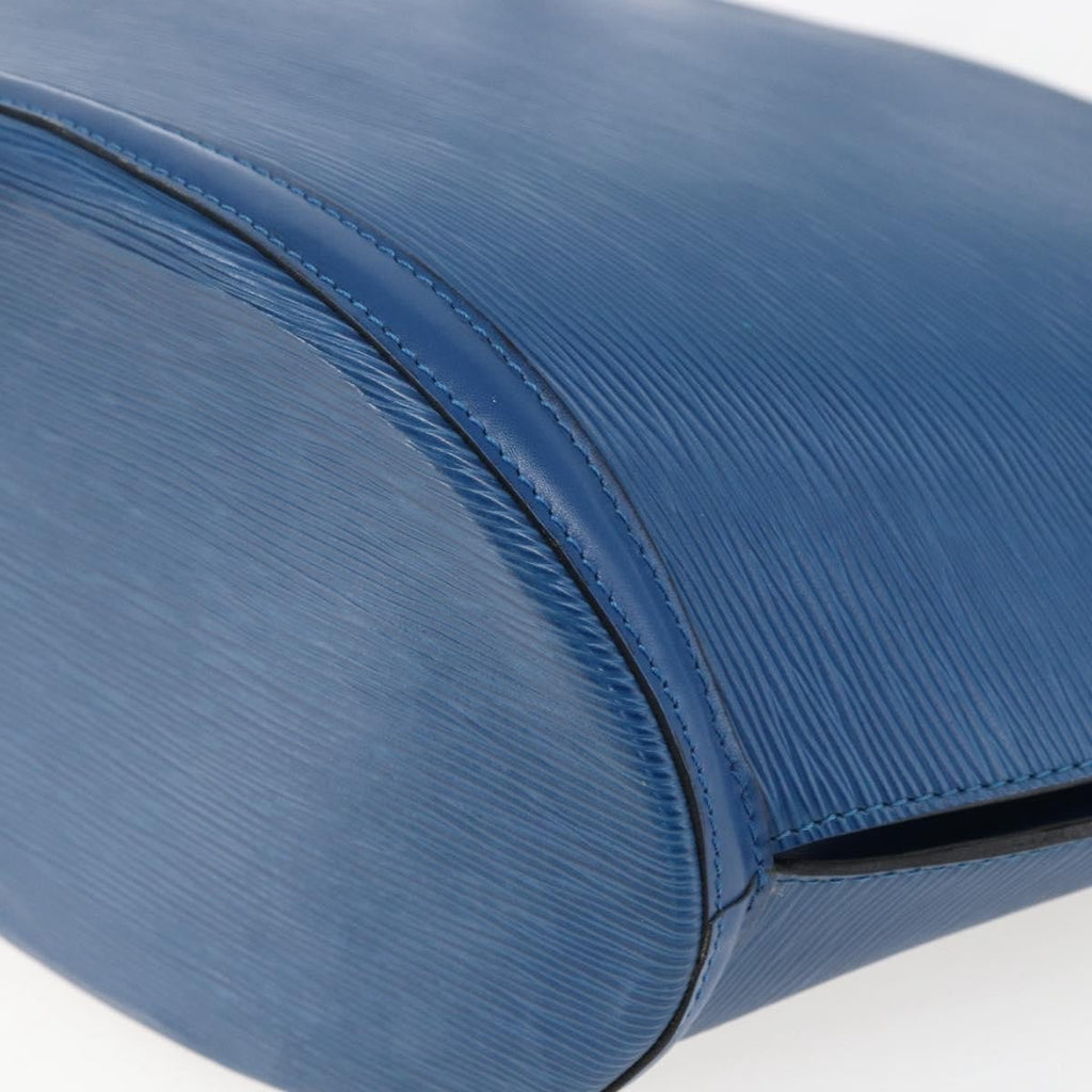 Louis Vuitton Saint Jacques Handbag Epi Leather Blue Leather Shoulder Bag Bag (Pre-Owned)