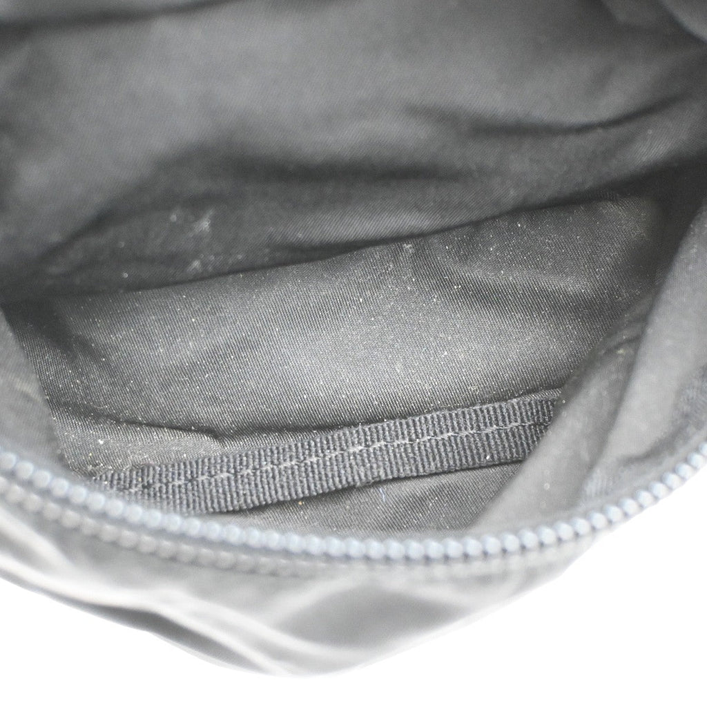 Prada Double Front Pocket Backpack Tessuto Black Nylon Backpack Bag (Pre-Owned)