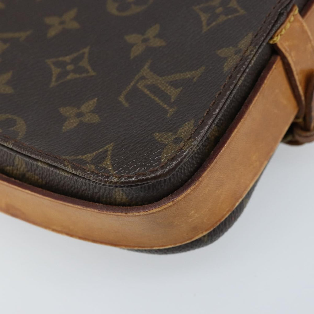 Louis Vuitton Cartouchiere Handbag Monogram Canvas Brown Canvas Shoulder Bag Bag (Pre-Owned)