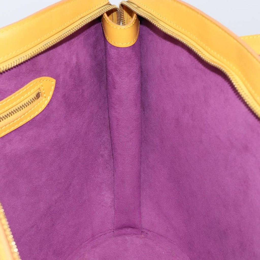 Louis Vuitton Saint Jacques Handbag Epi Leather Yellow Leather Shoulder Bag Bag (Pre-Owned)