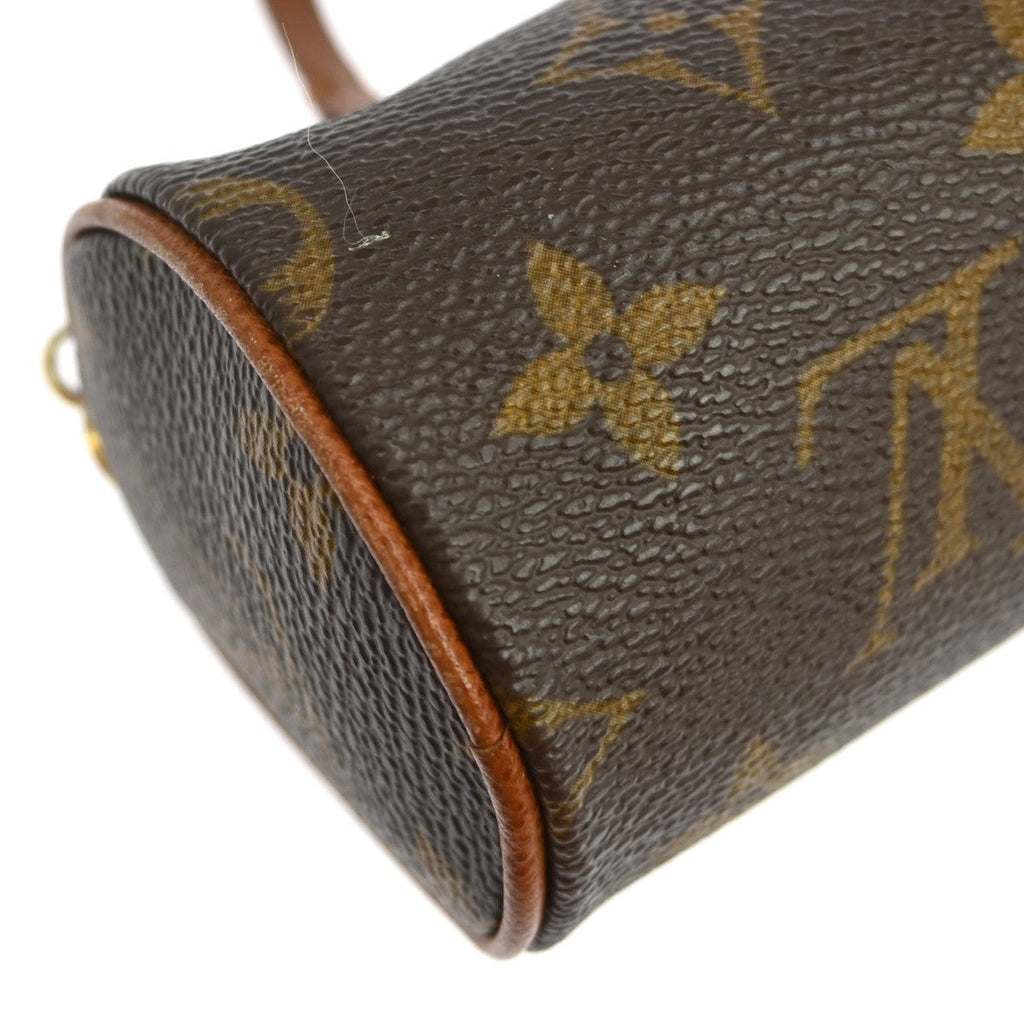Louis Vuitton Papillon Pochette Monogram Canvas Brown Canvas Clutche & Pouche Bag (Pre-Owned)