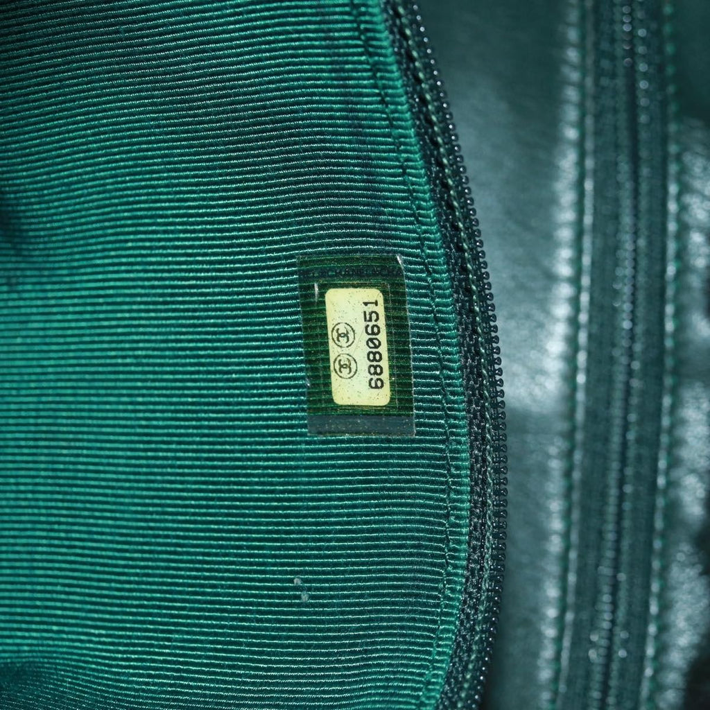 Chanel Chain Tote Lapin Fur Green Fur Tote Bag Bag (Pre-Owned)