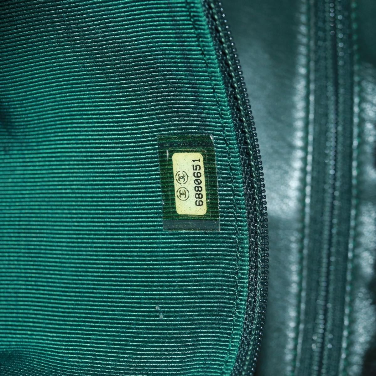 Chanel Chain Tote Lapin Fur Green Fur Tote Bag Bag (Pre-Owned)