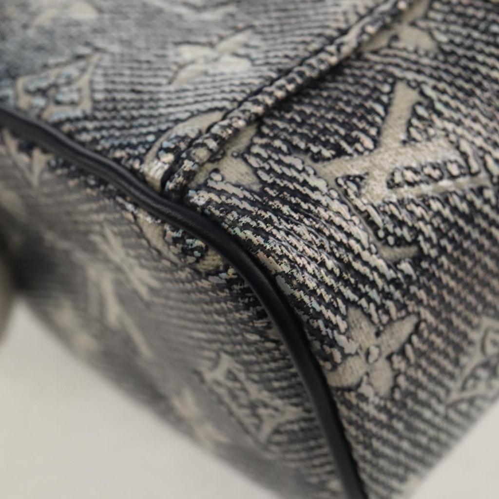 Louis Vuitton Vanity Case Monoglam Jacquard Canvas Navy Canvas Clutche & Pouche Bag (Pre-Owned)