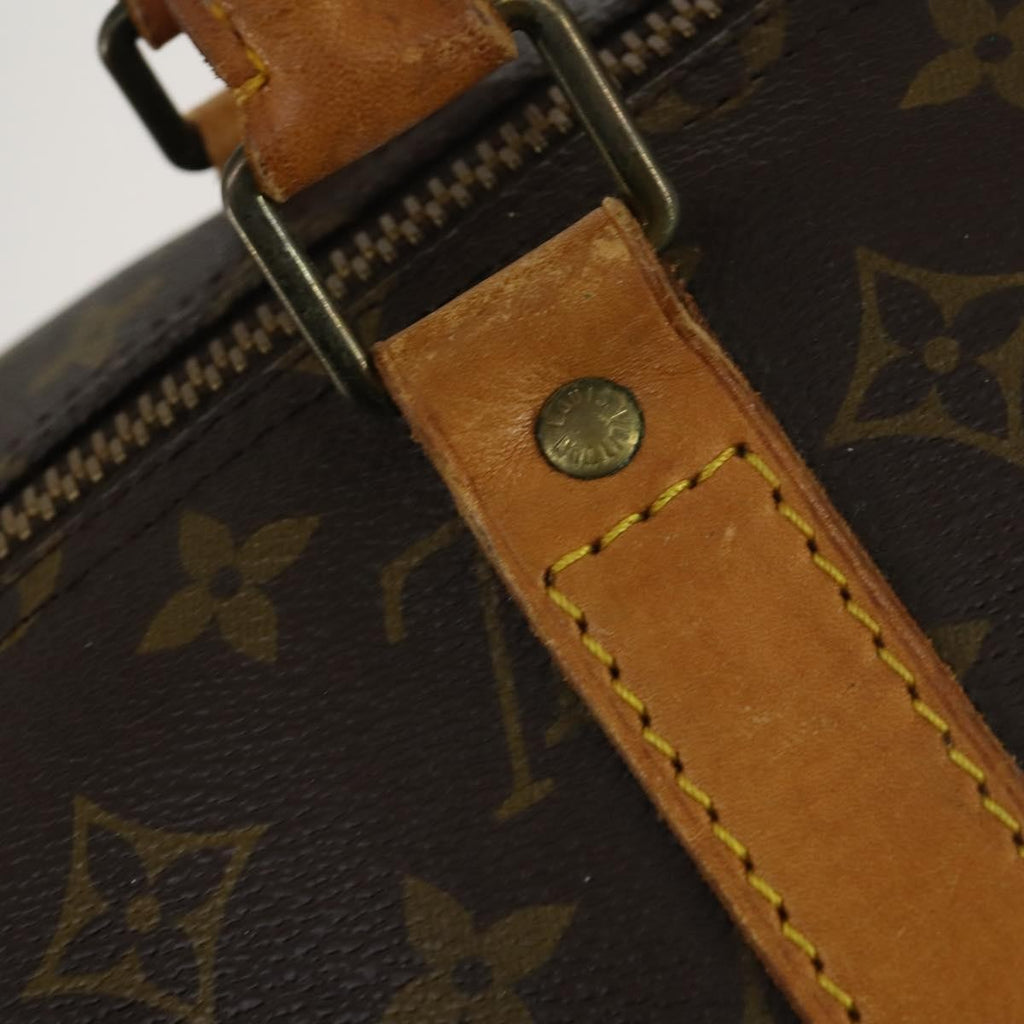 Louis Vuitton Keepall Bag Monogram Canvas Brown Canvas Travel Bag Bag (Pre-Owned)