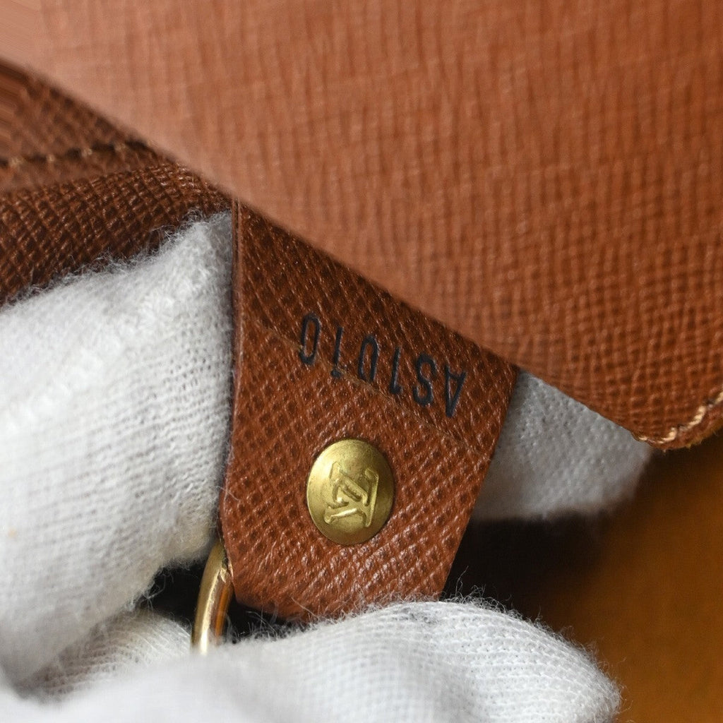 Louis Vuitton Musette Handbag Monogram Canvas Brown Leather Shoulder Bag Bag (Pre-Owned)