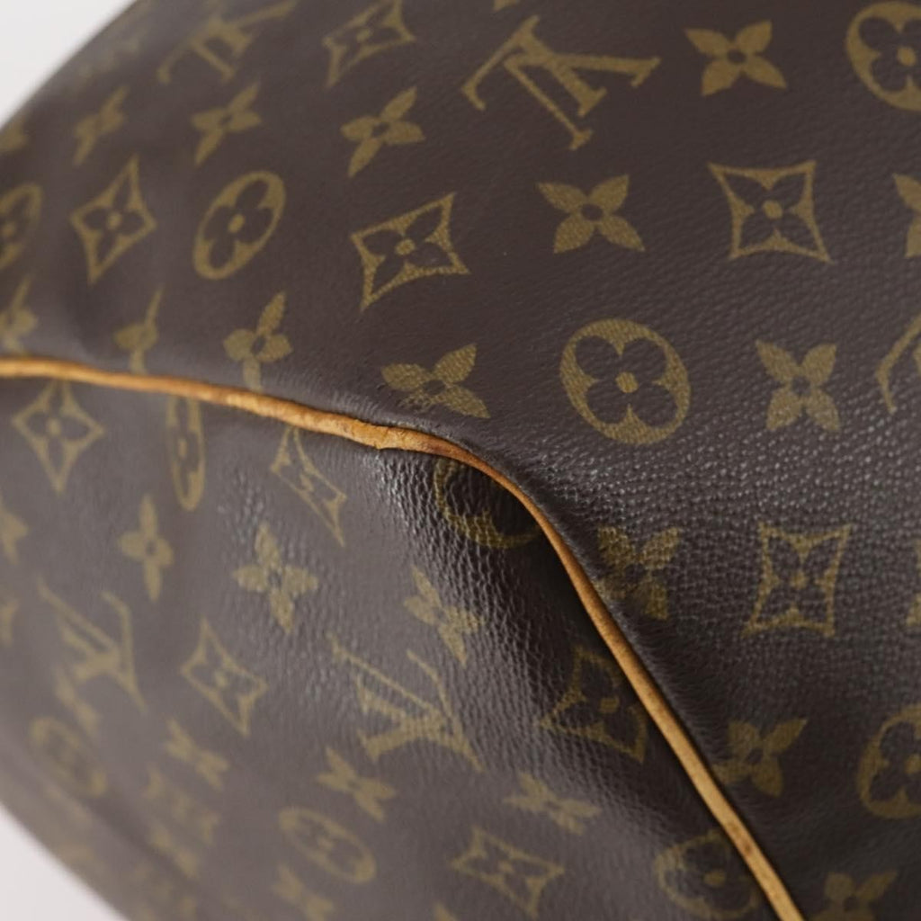 Louis Vuitton Keepall Bag Monogram Canvas Brown Canvas Travel Bag Bag (Pre-Owned)