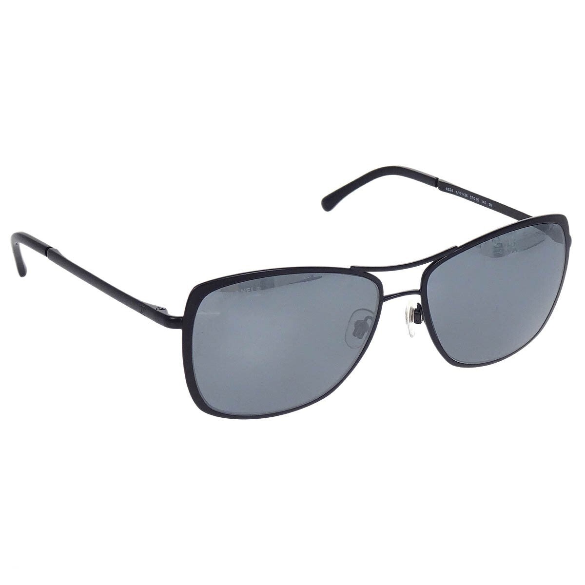 Chanel Logo Cc Sunglasses Plastic Black Plastic Sunglasse Accessory (Pre-Owned)