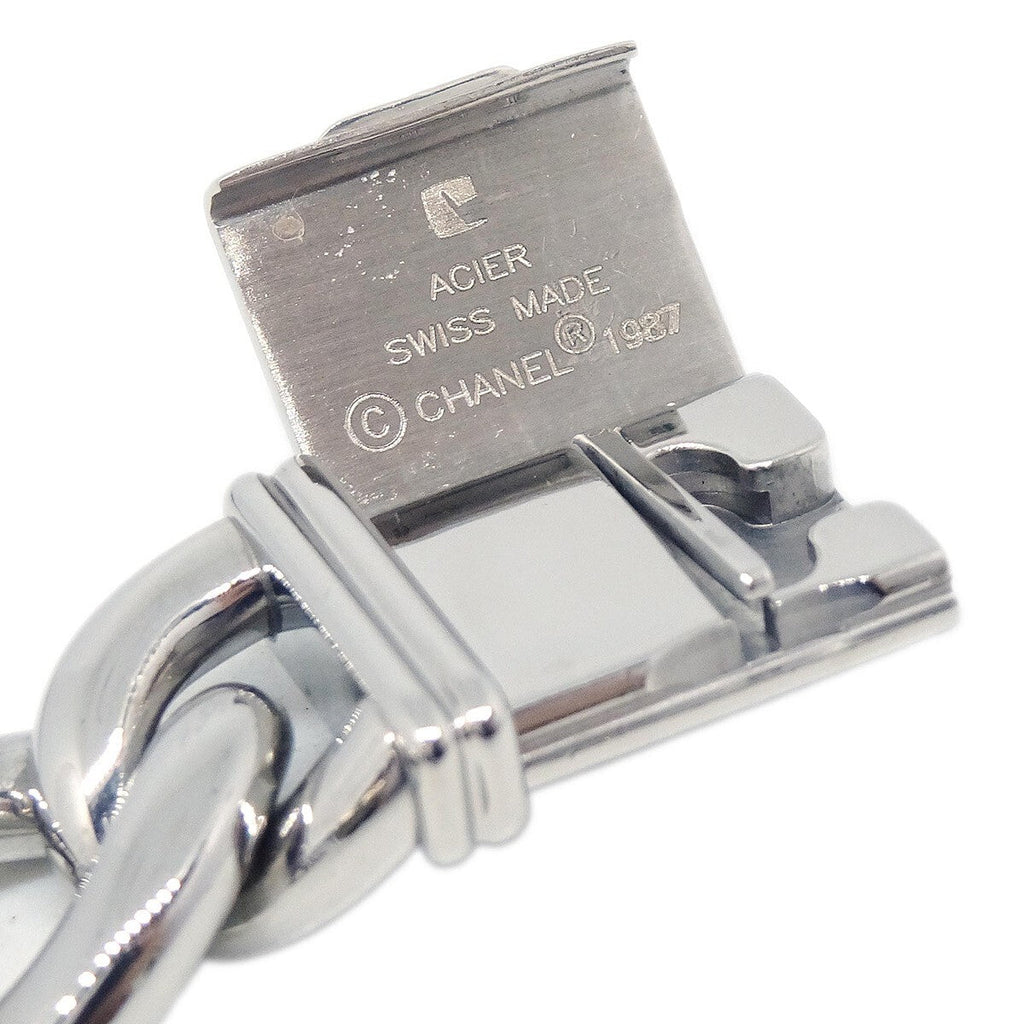 Chanel Premiere Chain Quartz Watch Stainless Steel With Diamond  Bezel Watch (Pre-Owned)