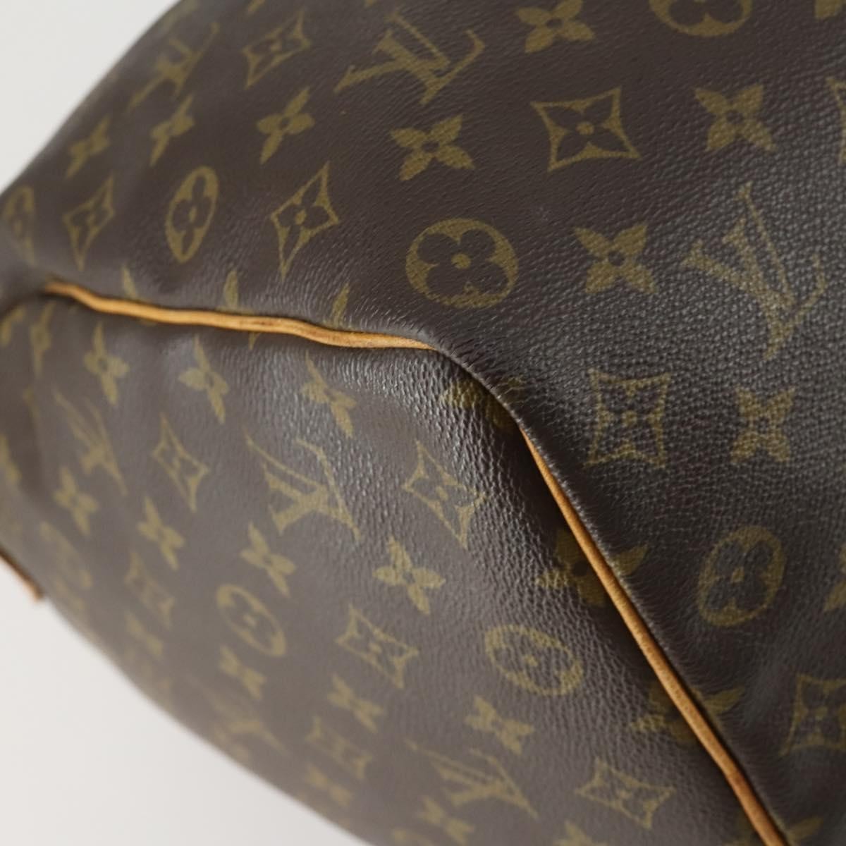 Louis Vuitton Keepall Bag Monogram Canvas Brown Canvas Travel Bag Bag (Pre-Owned)