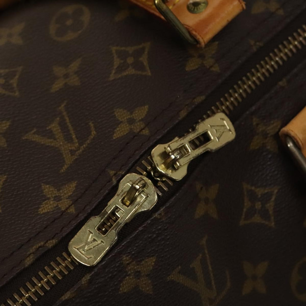Louis Vuitton Keepall Bag Monogram Canvas Brown Canvas Travel Bag Bag (Pre-Owned)
