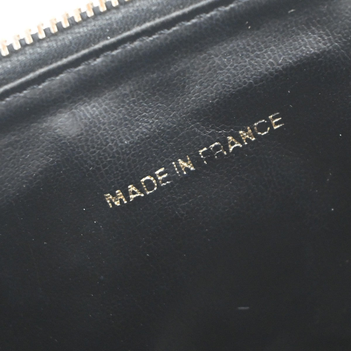 Chanel Vintage Timeless Cosmetic Case Caviar Black Leather Handbag (Pre-Owned)