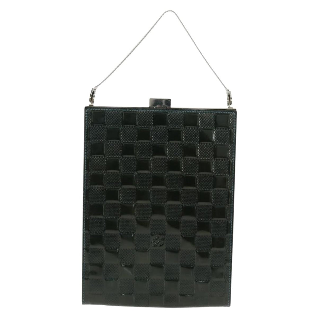 Louis Vuitton Saint Ange Handbag Damier Vernis Green Patent_Leather Handbag (Pre-Owned)