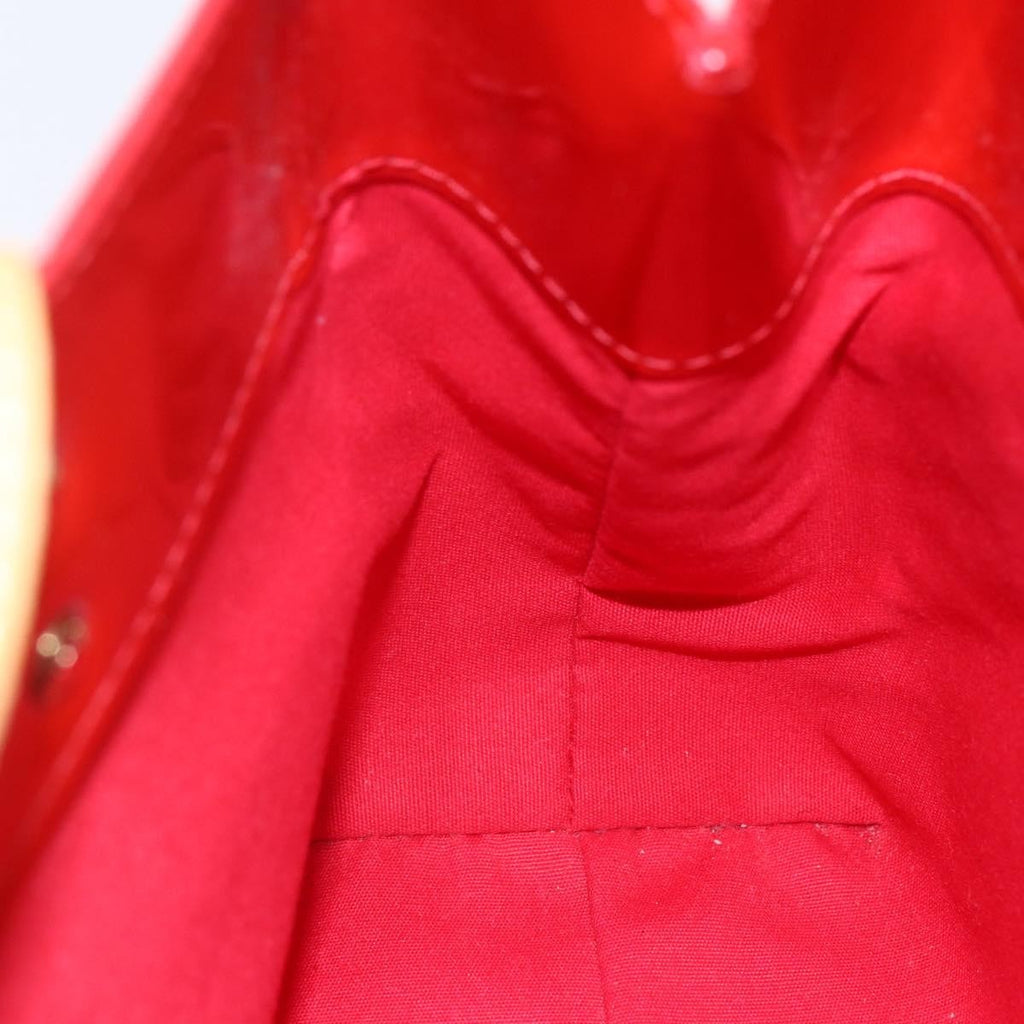 Louis Vuitton Reade Handbag Monogram Vernis Red Patent_Leather Handbag (Pre-Owned)