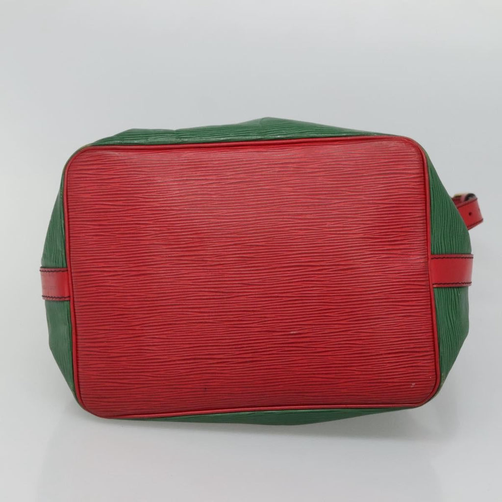 Louis Vuitton Bicolor Petit Noe Handbag Epi Leather Green Leather Shoulder Bag Bag (Pre-Owned)