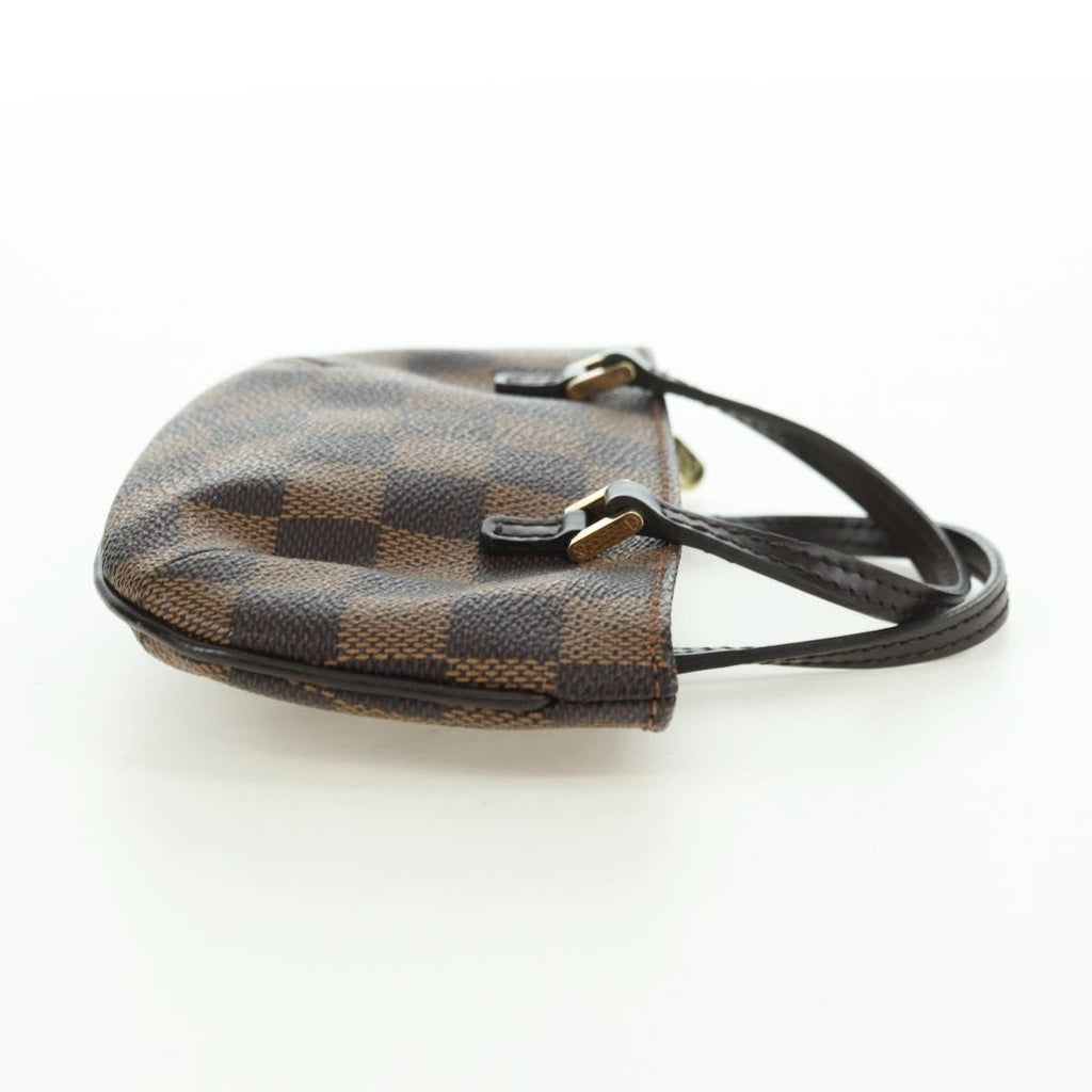 Louis Vuitton Manosque Pochette Damier Brown Canvas Clutche & Pouche Bag (Pre-Owned)