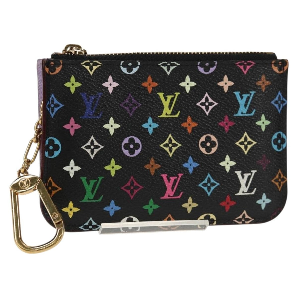 Louis Vuitton Pochette Clés Nm Monogram Multicolor Canvas Black Canvas Wallets Accessory (Pre-Owned)