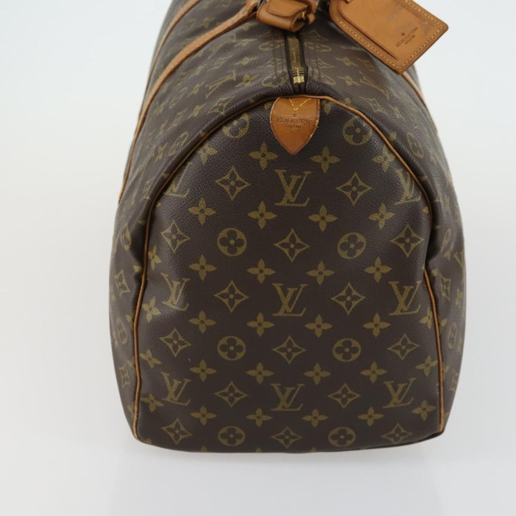 Louis Vuitton Keepall Bag Monogram Canvas Brown Canvas Travel Bag Bag (Pre-Owned)