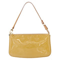 Louis Vuitton Pochette Accessoires Nm Monogram Vernis Yellow Patent_Leather Clutche & Pouche Bag (Pre-Owned)