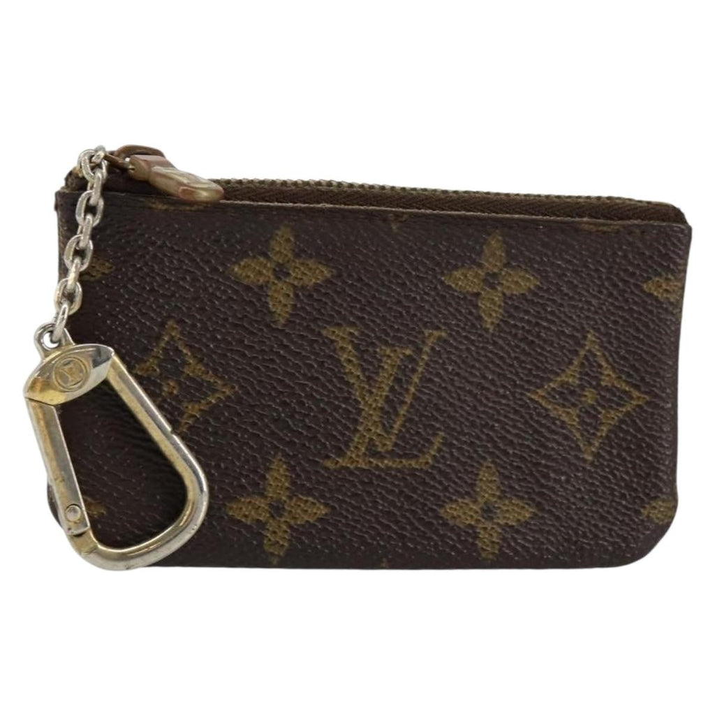 Louis Vuitton Pochette Clés Monogram Canvas Brown Canvas Wallets Accessory (Pre-Owned)