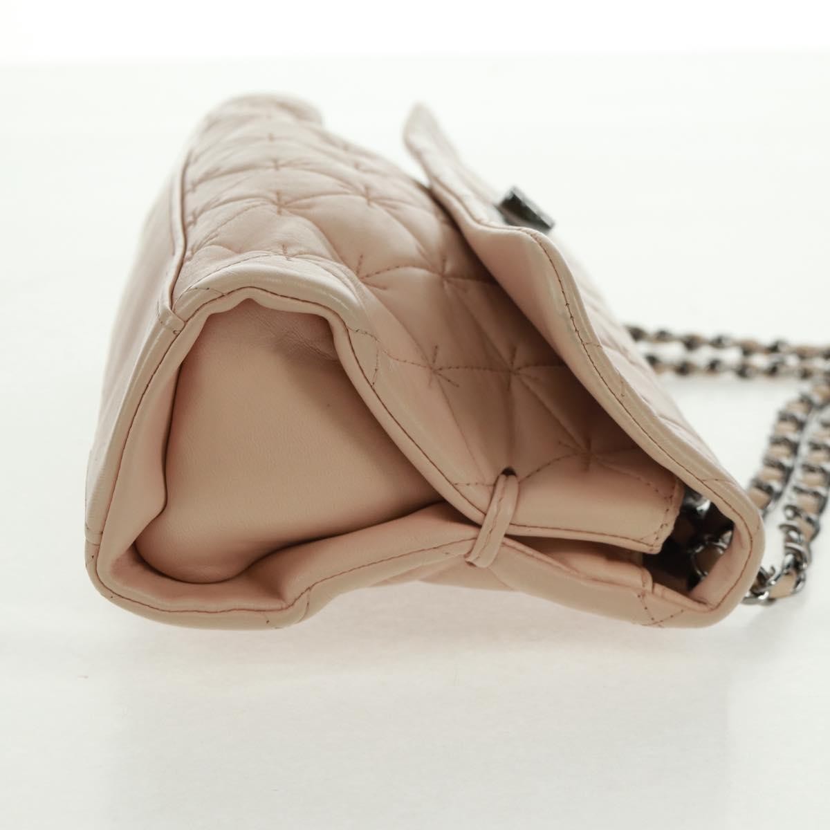 Chanel 2.55 Shoulder Bag Leather Pink Leather Shoulder Bag Bag (Pre-Owned)