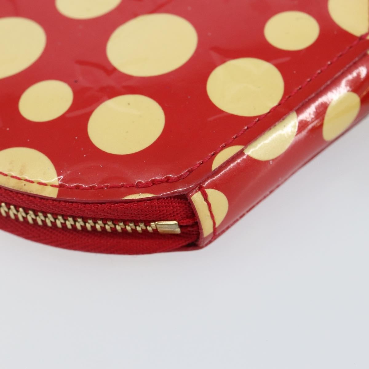 Louis Vuitton Boite Chapeau Coin Purse Patent Leather Red Patent_Leather Wallets Accessory (Pre-Owned)